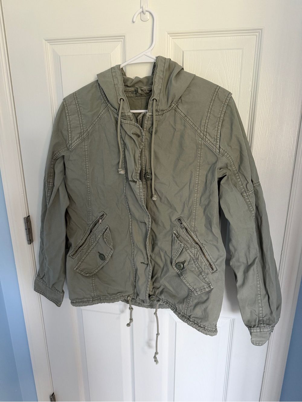 American Eagle AE-177 Army Green Utility Jacket